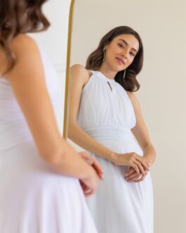 White Evening Dress