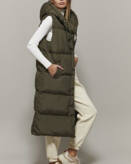 Khaki Puffer Vest