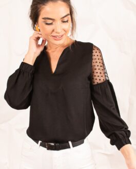 Black Basic Blouse