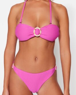 Pink Plain Bikini