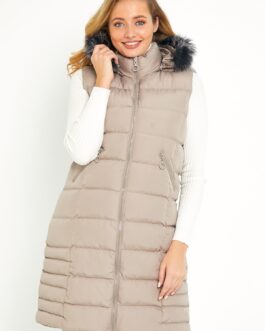 Gray Puffer Vest