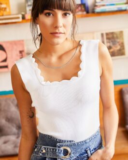 White Basic Blouse