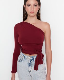 Burgundy Blouse