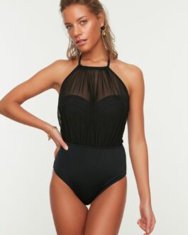 Swimsuit – Black – Plain