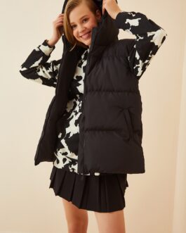 Black Puffer Vest